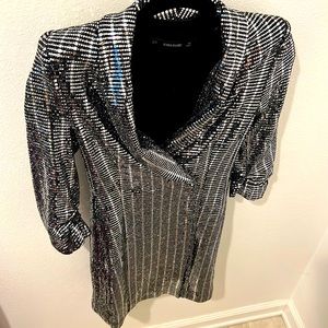 Is it New Years already!!! Very sparkly blazer dress